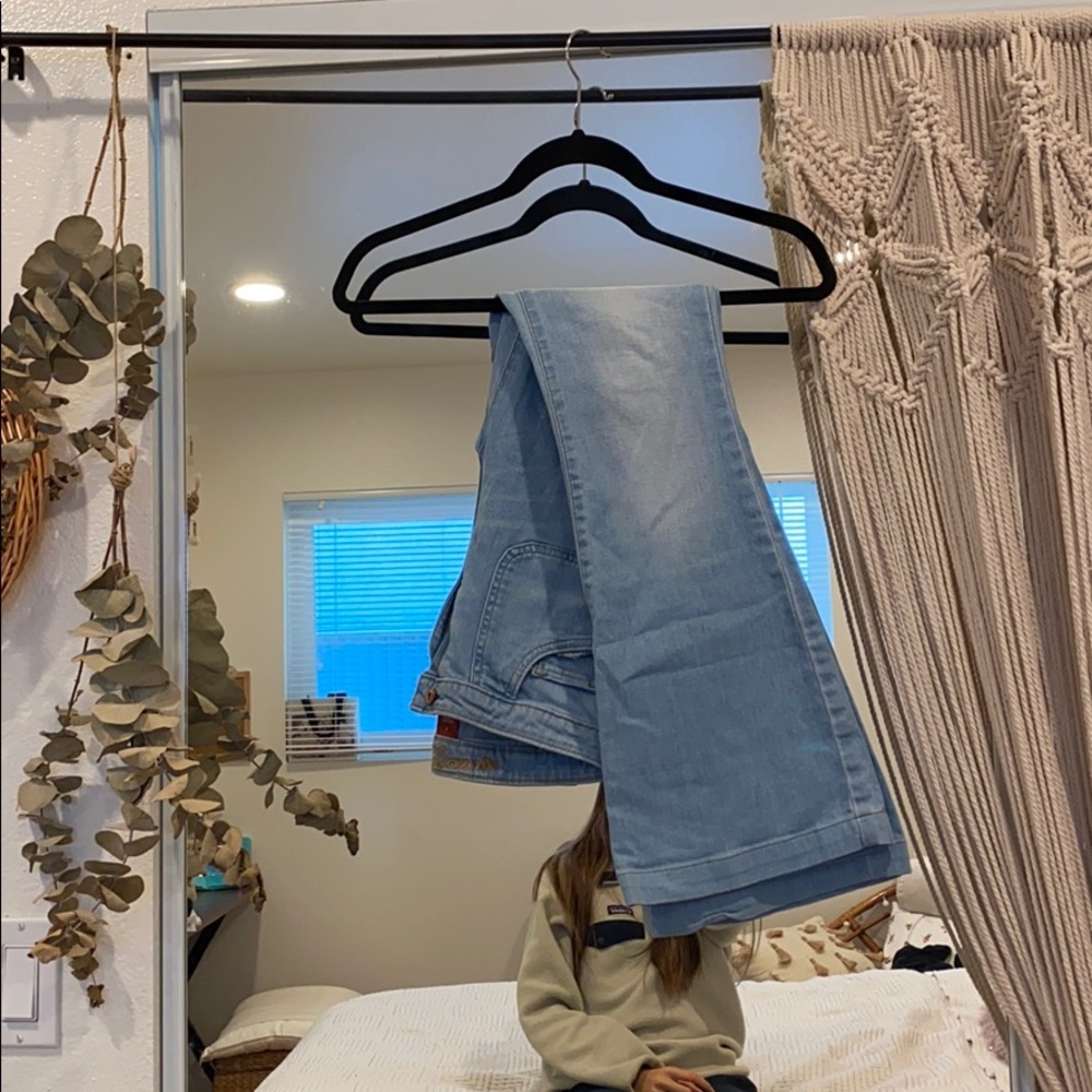 Groovy light blue flare jeans